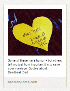 Deadbeat dad heart