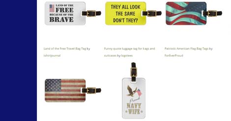 Military Luggage Tag Gift for Service Members or Spouse
