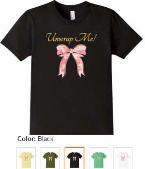 unwrap me t-shirt